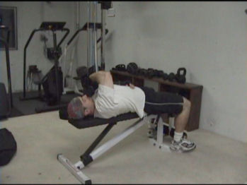Cross-Face Tricep Extensions - An Isolation Exercise For Working the Outer Triceps and Increasing Bench Press Power