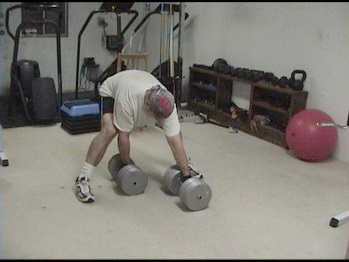 Heavy Dumbell Sliding for Increasing Abdominal Power and Explosiveness